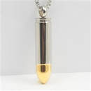 Silver Bullet With Gold Tip - Pet Urn Jewelry in Moore OK at Heavenly Pets Oklahoma