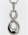 Large Infinity Loop Necklace Pet Urn Jewelry in Moore OK at Heavenly Pets Oklahoma